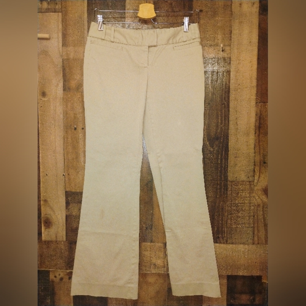 The Limited Drew Fit Khaki Women's Low Rise Boot Cut Pants Size 2